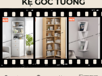 KHÁM PHÁ NHỮNG MẪU KỆ TRANG TRÍ - KỆ SÁCH GÓC TƯỜNG ĐẸP, TIẾT KIỆM KHÔNG GIAN