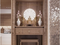 CÁCH BỐ TRÍ NỘI THẤT BÀN THỜ GIA TIÊN NĂM 2026 – CHUẨN PHONG THỦY, TINH TẾ VÀ HIỆN ĐẠI