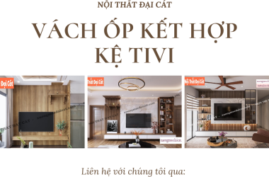 MẪU VÁCH ỐP KẾT HỢP KỆ TIVI BẰNG GỖ SIÊU ĐẸP - GIÁ CỰC  TỐT 