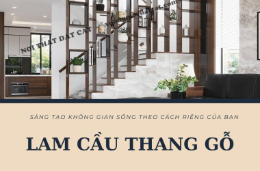 LAM CẦU THANG PHÒNG KHÁCH BẰNG GỖ MDF CAO CẤP NĂM 2024