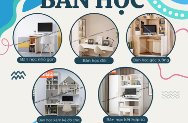 MẪU BÀN HỌC GỖ, BÀN HỌC SINH, SINH VIÊN GIÁ TỐT, UY TÍN TẠI XƯỞNG