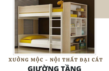 MẪU GIƯỜNG TẦNG CHO NGƯỜI LỚN & TRẺ EM CAO CẤP - TỐI ƯU DIỆN TÍCH