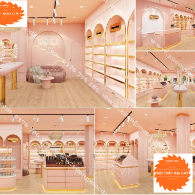 Mẫu thiết kế shop mỹ phẩm MS001