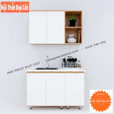 Tủ bếp mini bằng gỗ TBMN001