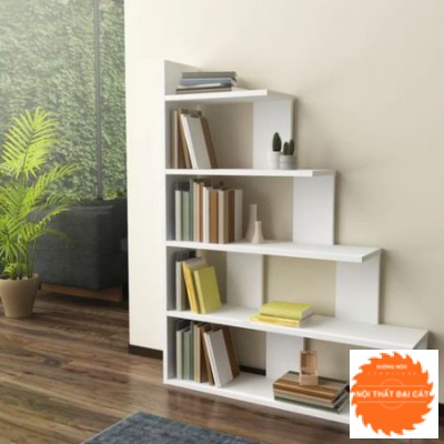 Kệ sách thiết kế hình bậc thang KS092