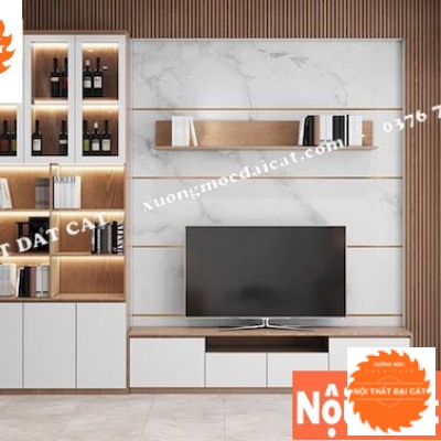 Kệ tivi kết hợp tủ rượu KTV055