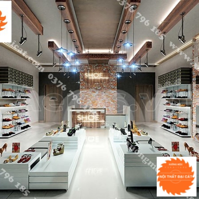 Mẫu thiết kế shop giày dép MS001