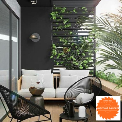 Thiết kế ban công đẹp - hiện đại TTBC026