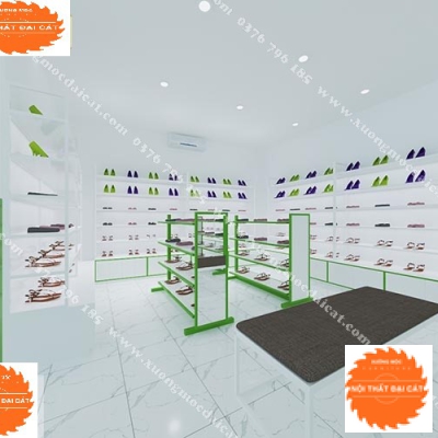 Mẫu thiết kế shop giày dép MS003