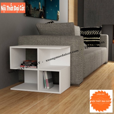 Bàn gỗ cạnh sofa thiết kế hình chữ thập BGS015