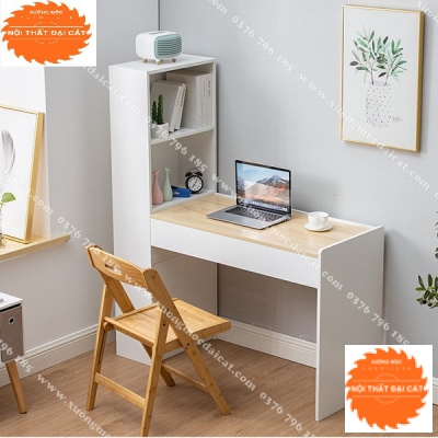 Bàn học kèm kệ sách nhỏ gọn BH044