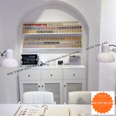 Tủ decor nail dạng kệ trưng bày sơn gel TN010