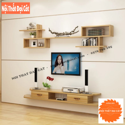 Kệ trang trí - kệ tivi treo tường KTT163