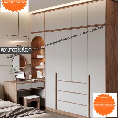 Tủ áo quần kèm bàn trang điểm MS22249