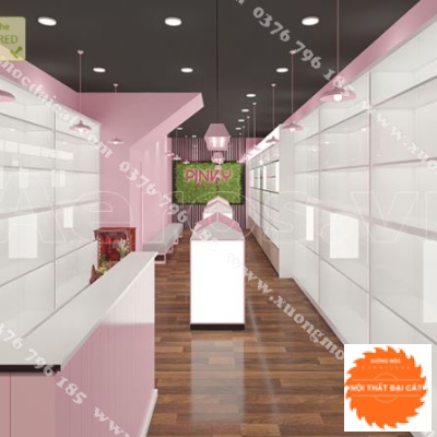 Mẫu thiết kế shop mỹ phẩm MS008