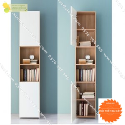 Kệ sách gỗ thiết kế đẹp KS124