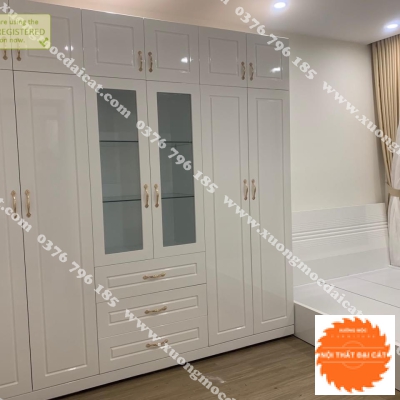 Tủ áo quần gỗ cổ điển sang trọng TA209