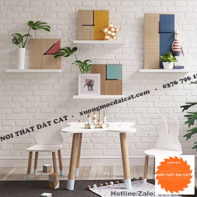 Kệ trang trí thanh ngang treo tường KTT116