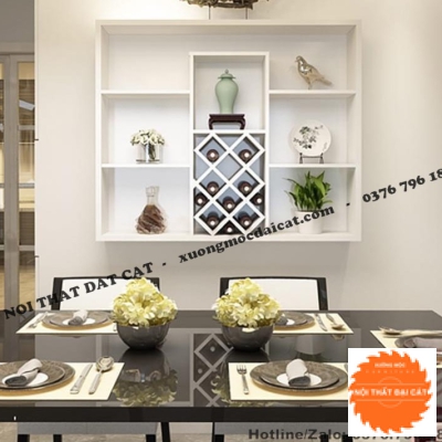 Kệ trang trí - kệ rượu treo tường KTT118