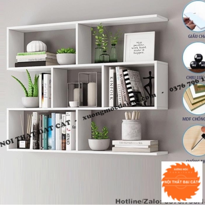 Kệ trang trí phòng khách hiện đại KTT121
