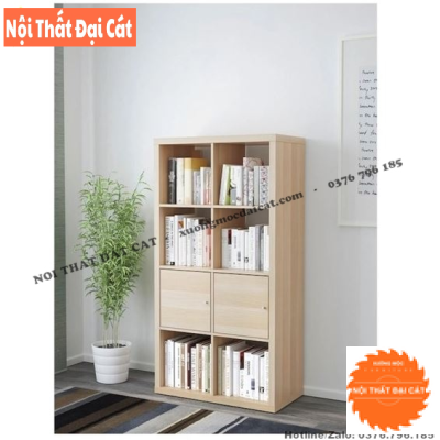 Kệ gỗ trưng bày nhỏ gọn cho shop KG034