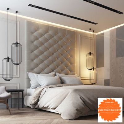Vách ốp đầu giường hiện đại  VOĐG008