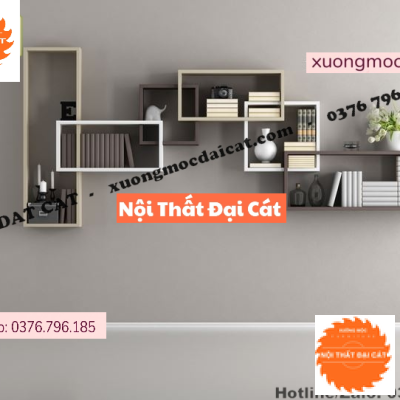 Kệ trang trí treo tường mới lạ KTT124