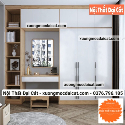 Tủ áo quần kết hợp bàn trang điểm MS22202