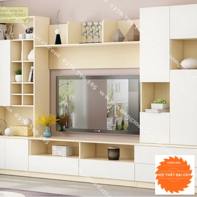 Kệ tivi bằng gỗ công nghiệp KTV047