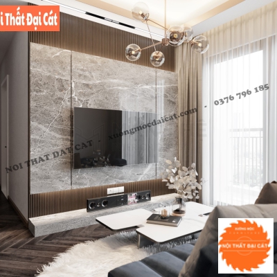 Vách ốp kệ tivi VO037