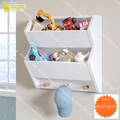 Kệ để đồ chơi treo tường KĐC014