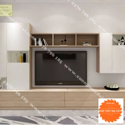 Kệ tivi thiết kế phong cách đẹp cho gia đình KTV042