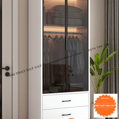 Tủ áo quần cánh kính nhỏ gọn TA483