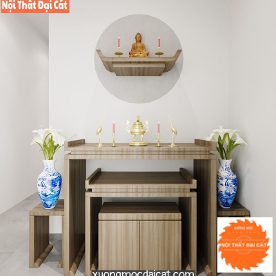 Bàn thờ gia đình phòng khách BT017