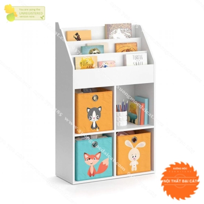 Kệ sách bằng gỗ công nghiệp MDF KSTE017