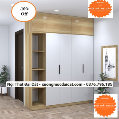 Tủ áo quần thiết kế đẹp MS22222