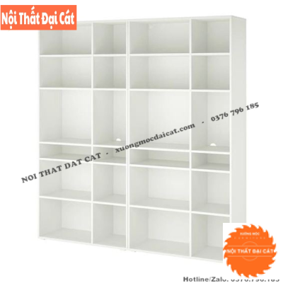 Kệ gỗ trưng bày sản phẩm bằng gỗ KG037