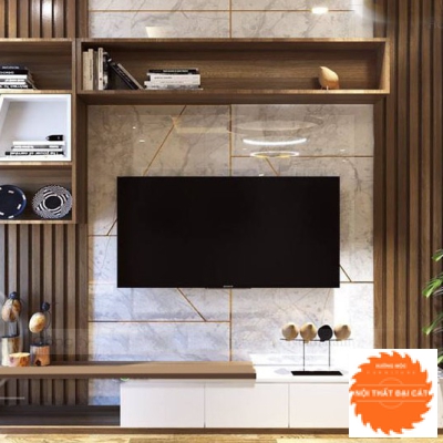 Vách ốp kệ tivi VO010