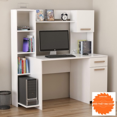 Bàn làm việc kết hợp kệ sách MS00010