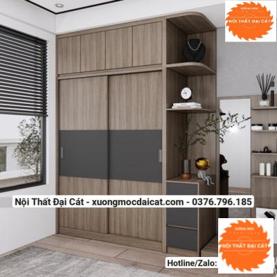 Tủ áo quần 2 cánh lùa MS22229
