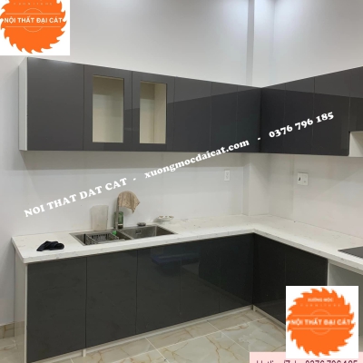 Tủ bếp gia đình bằng gỗ MS0022