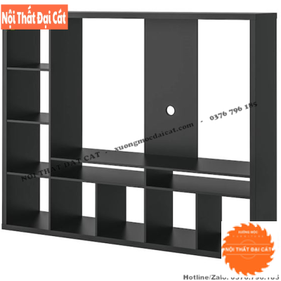 Kệ gỗ trưng bày phong cách hiện đại KG038