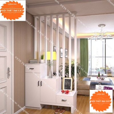 Vách ngăn kết hợp tủ giày VN056
