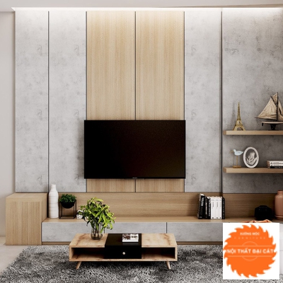 Vách ốp kệ tivi VO011