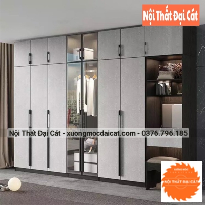 Tủ áo quần gỗ kết hợp bàn trang điểm MS22236