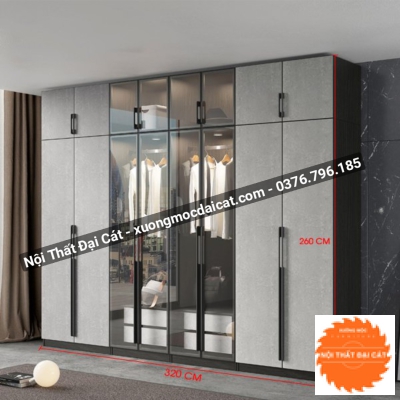 Tủ áo quần thiết kế sang trọng MS22237