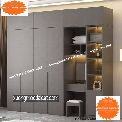 Tủ áo quần bàn trang điểm MS22273