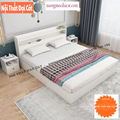 Giường ngủ có đầu giường tiện dụng G141