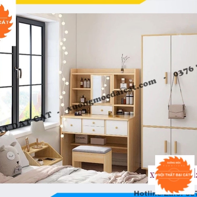 Bàn trang điểm thiết kế gương nhỏ BTĐ102