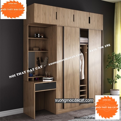Tủ áo quần kết hợp bàn trang điểm MS22274